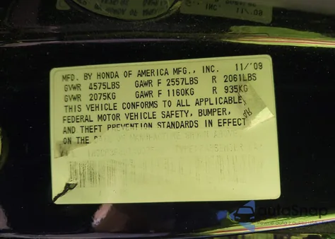 2010 Honda Accord 3.5 Ex-L from USA, damaged, VIN 1HGCP3F80AA007535